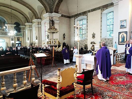 Pogrzeb o. Zygmunta Fiałka-Laskowskiego