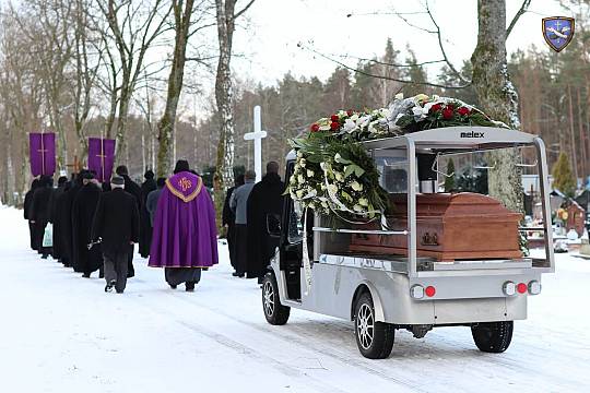 Pogrzeb o. Anzelma Grabowskiego