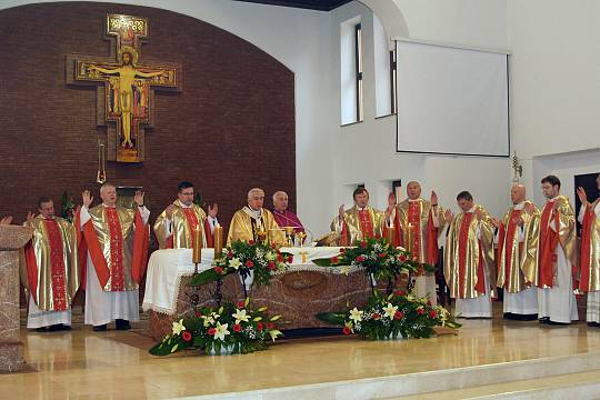 Poświęcenie kościoła w Ostródzie