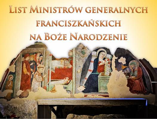 List Ministrów generalnych franciszkańskich na Boże Narodzenie