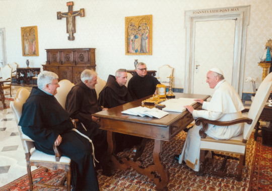 Generałowie Franciszkańscy u Papieża