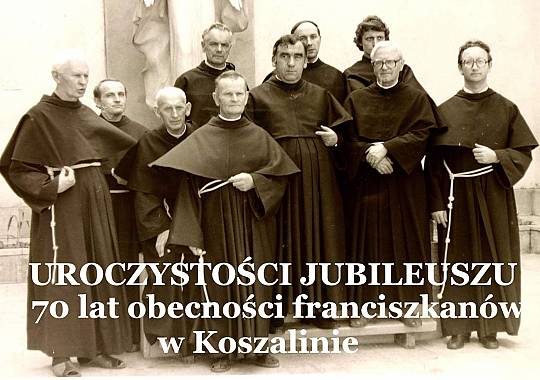 Koszalin: Jubileusz obecności franciszkanów