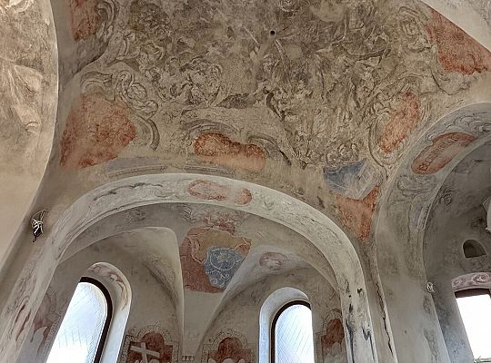 II etap renowacji malowideł w kaplicy Suzinowej