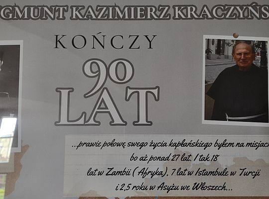 Jubileusz o. Zygmunta Kraczyńskiego