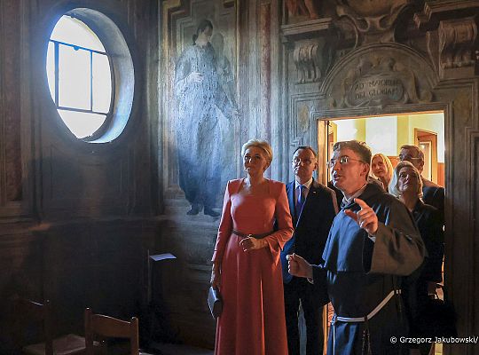 Grafika #3: Wizyta Prezydenta RP w Rzymie u Franciszkanów na &#8222;Vignii