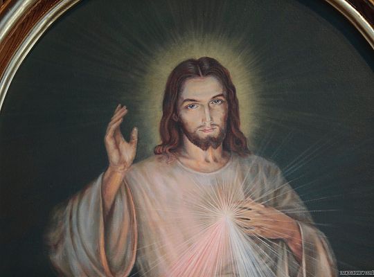 Grafika #9: Poświęcenie obrazu Jezu ufam Tobie w Ostródzie