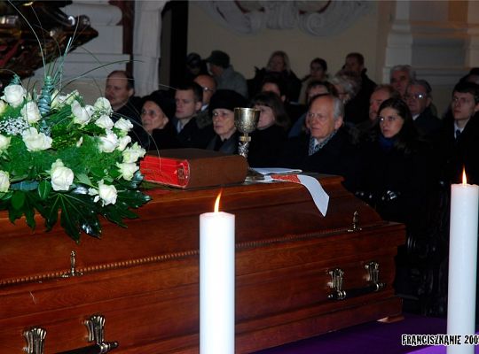 Grafika #13: Pogrzeb o. Przemysława Strażyńskiego