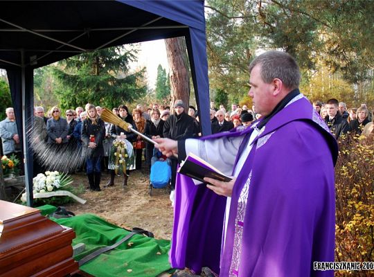 Grafika #28: Pogrzeb o. Przemysława Strażyńskiego