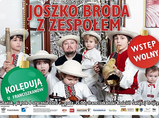 Grafika #0: Zaproszenie: Joszko Broda w Gdańsku