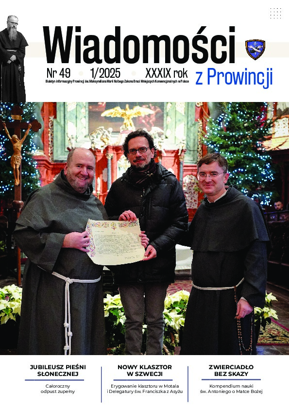 Okładka: Wiadomości z Prowincji nr 49