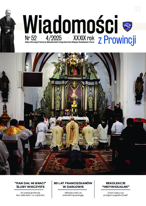 Okładka: Wiadomości z Prowincji nr 52